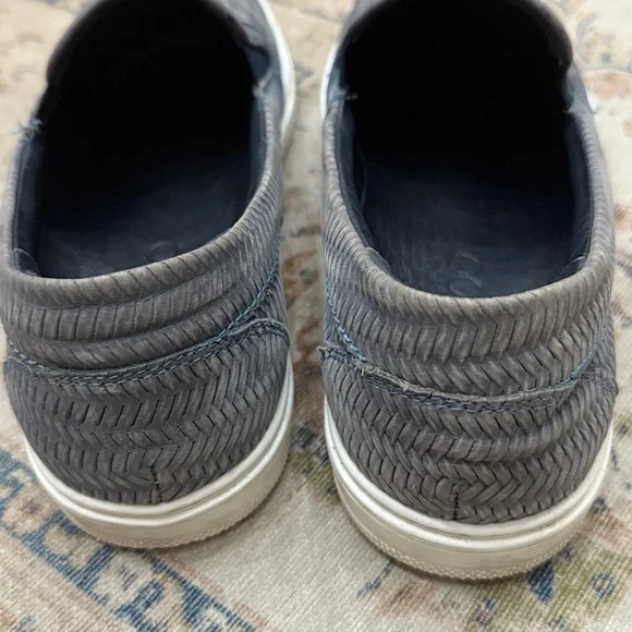 Jimmy Choo Dark Gray Slip-On Loafers display picture 3
